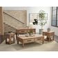 Fallridge Natural Parota Cocktail Table in Brown, , large