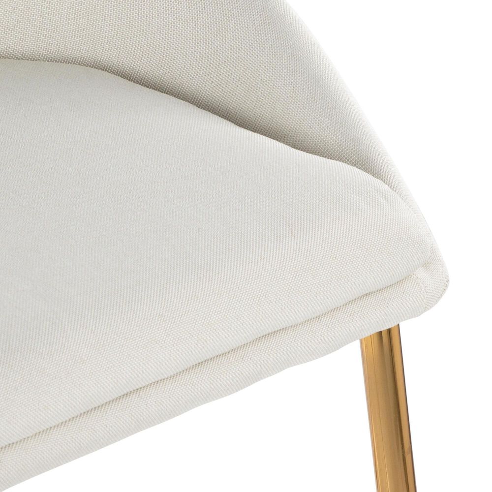 Lumisource Matisse Counter Stool with Cream Cushion in Gold &#40;Set of 2&#41;, , large