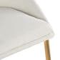 Lumisource Matisse Counter Stool with Cream Cushion in Gold (Set of 2), , large