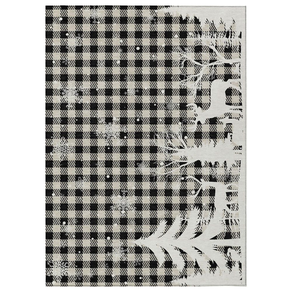 Dalyn Rug Company Wonderland WN32 5" x 7"6" Taupe Indoor/Outdoor Area Rug, , large
