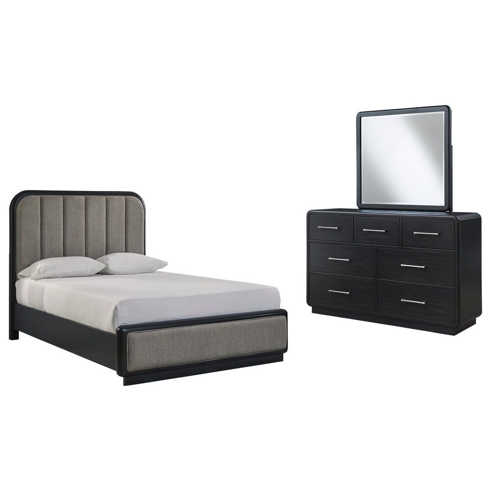 Millenium Rowanbeck 3-Piece Queen Bedroom Set in Black, , large