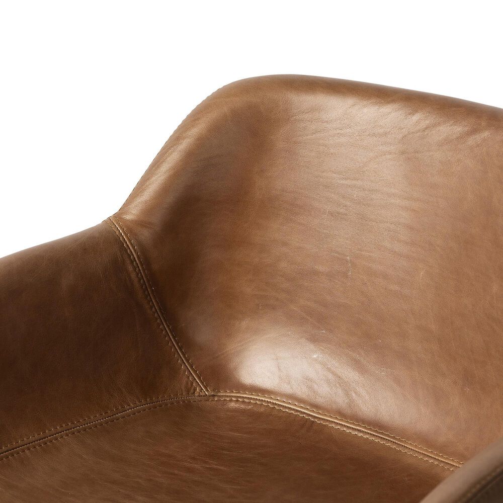 Four Hands Hannah Swivel Counter Stool in Amber Ash, , large