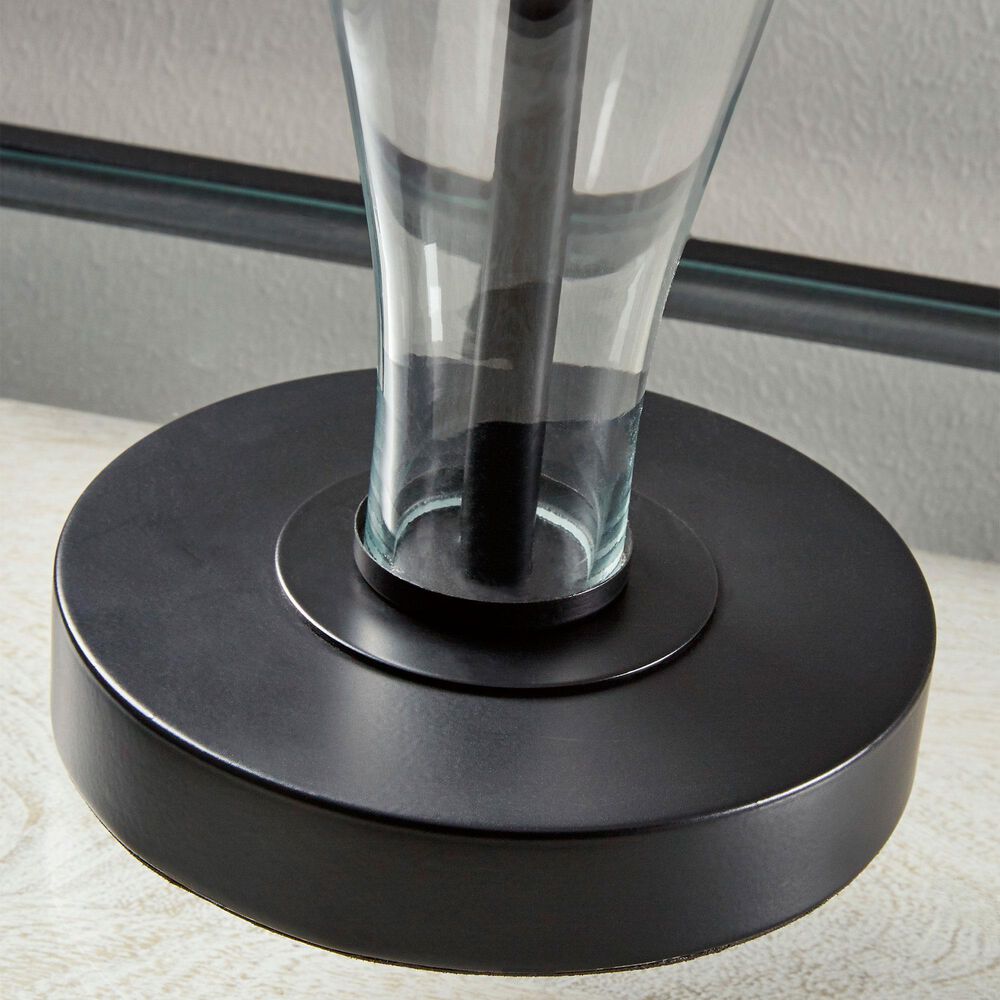 Ashley Travisburg Table Lamp in Clear and Black &#40;Set of 2&#41;, , large