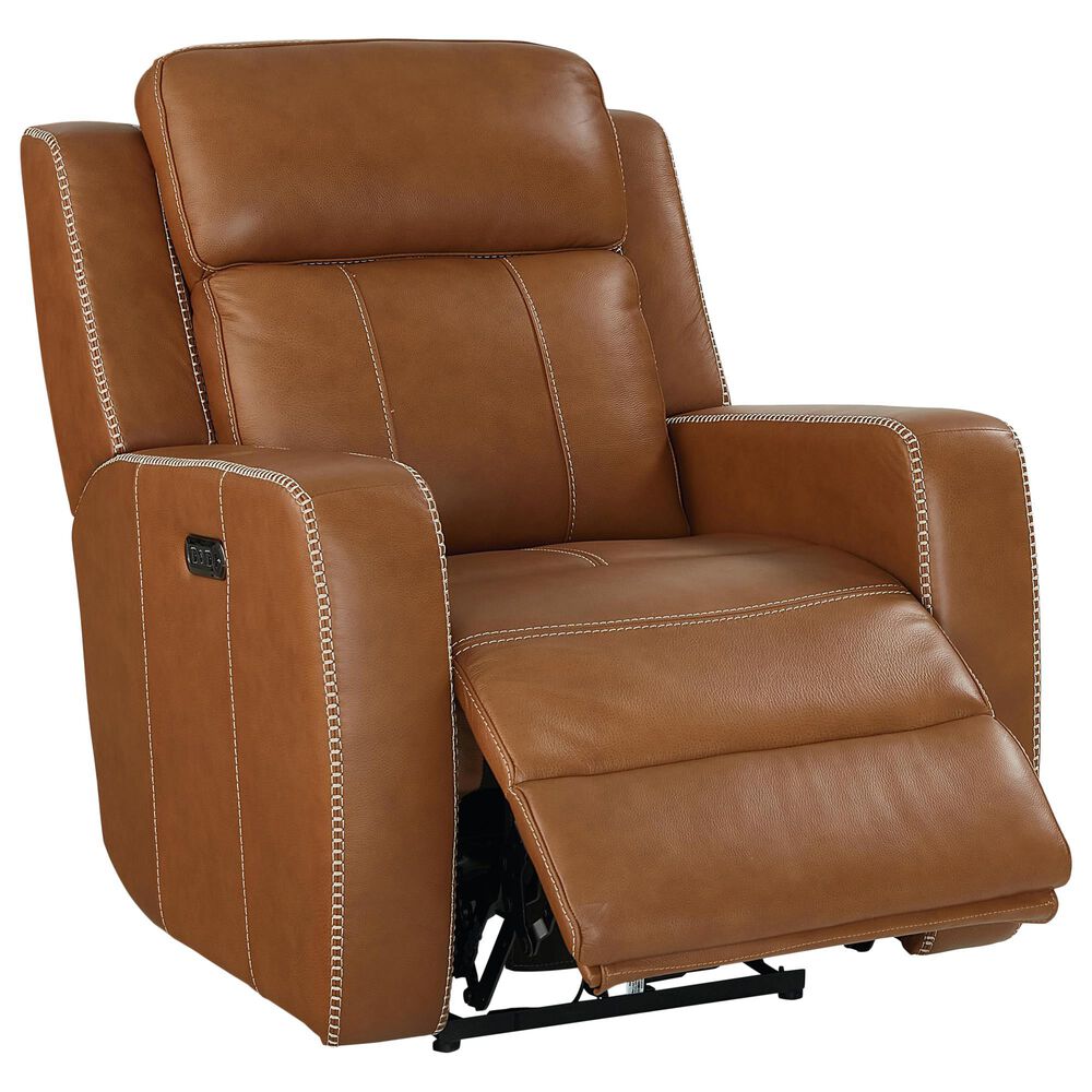 Bassett Norwood Power Recliner in Tan, , large