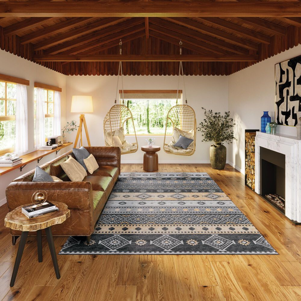Dalyn Rug Company Sedona SN12 6&#39; x 9&#39; Midnight Indoor/Outdoor Area Rug, , large