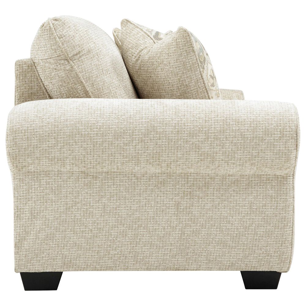 Signature Design by Ashley Haisley Stationary Loveseat in Ivory | NFM