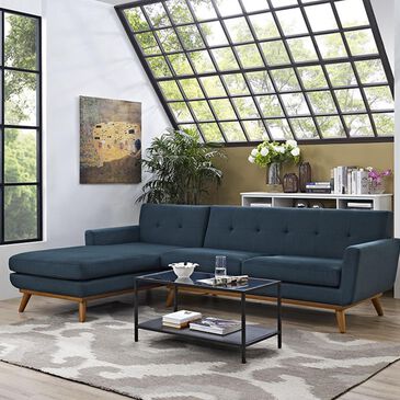 Modway Engage Left Facing Sectional in Azure, , large