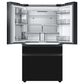 Samsung Bespoke 29 Cu. Ft. French Door Refrigerator in Charcoal Glass Family Hub Panel Included - Additional Panels Sold Separately, , large