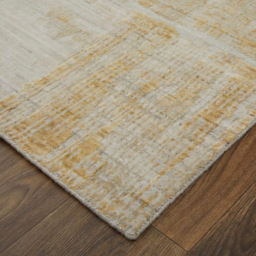 Feizy Eastfield 69FTF 2&#39;6&quot; x 14&#39; Gold and Ivory Runner, , large