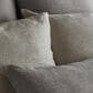 Ann Gish Isla 24" x 24" Square Throw Pillow in Obsidian, , large