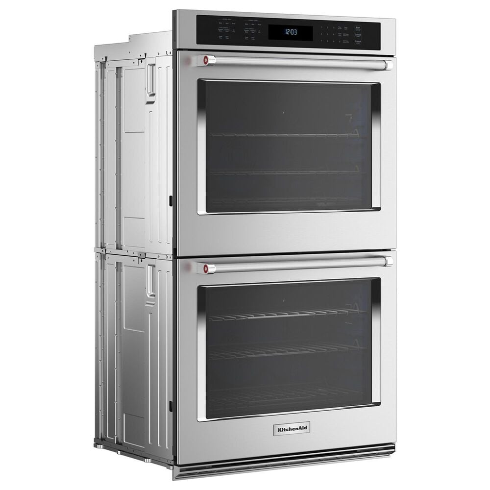 KitchenAid 27&quot; Double Electric Wall Oven with Air Fry Mode in Stainless Steel, , large