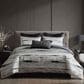 Hallmart Collectibles Eris 7-Piece King Comforter Set in Black and Gray, , large