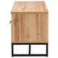 Baxton Studio Reid 2-Drawer TV Stand in Oak/Black, , large