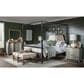 Legacy Classic Vintage Market King Canopy Bed in Barnwood Oak and Kettle Black, , large