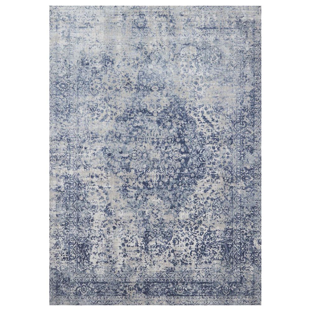 Loloi Patina 12" x 15" Blue and Stone Area Rug, , large