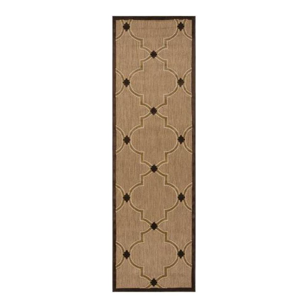 Surya Portera PRT-1048 2"6" x 7"10" Brown/Beige/Camel Runner, , large