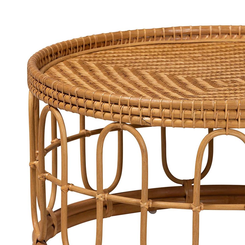 Baxton Studio Phoenix Coffee Table in Light Honey, , large
