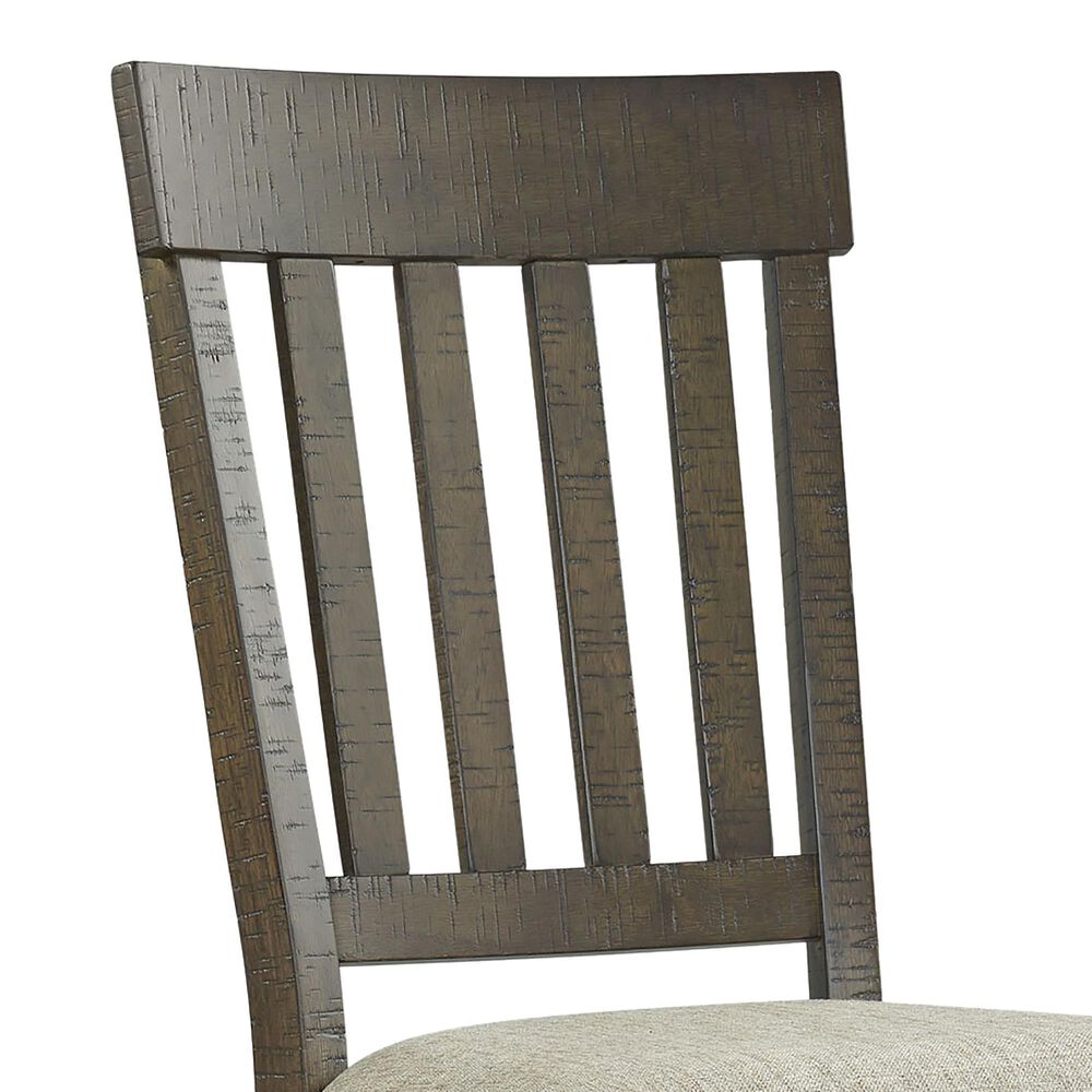 Hawthorne Furniture Sullivan Slat Back Side Chair w/Web Cushion Seat in Burnished Clay, , large