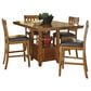 Ashley Ralene 5-Piece Counter Height Dining Set in Medium Brown, , large