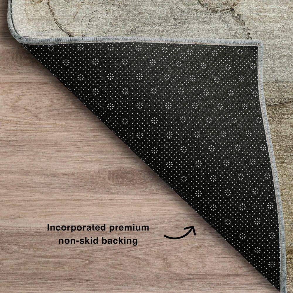 Dalyn Rug Company Odyssey Brown 8' Round Area Rug, , large