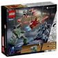 LEGO Marvel Iron Man and War Machine vs. Hammer Drones Building Set, , large