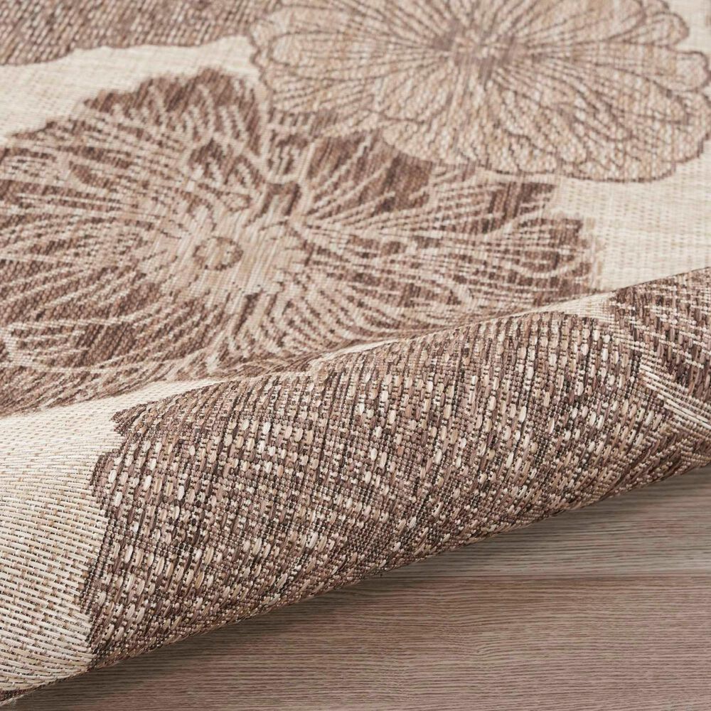 Nourison Garden Oasis Natural 4&#39; x 6&#39; Indoor/Outdoor Area Rug, , large