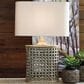 Ashley Deondra Metal Table Lamp in Gray, , large