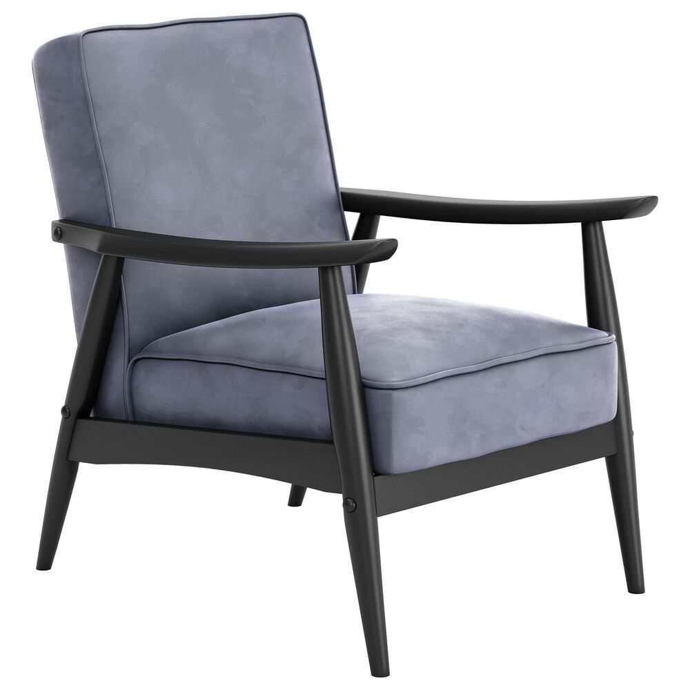 Zuo Modern Rocky Arm Chair in Gray and Black, , large