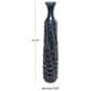 Maple and Jade 40" Tall Floor Geometric Decorative Vase in Polished Teal and Gold, , large