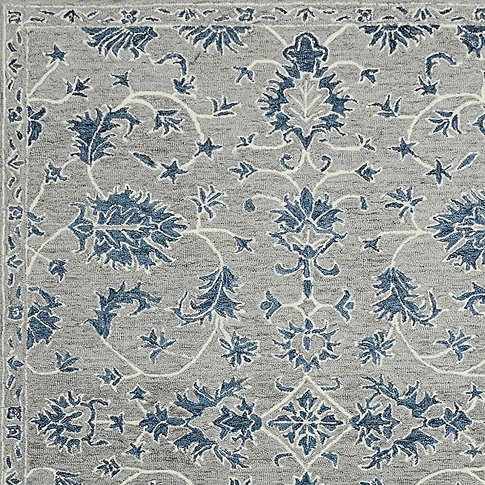 Amer Rugs Romania 8&#39; x 10&#39; Gray and Blue Area Rug, , large