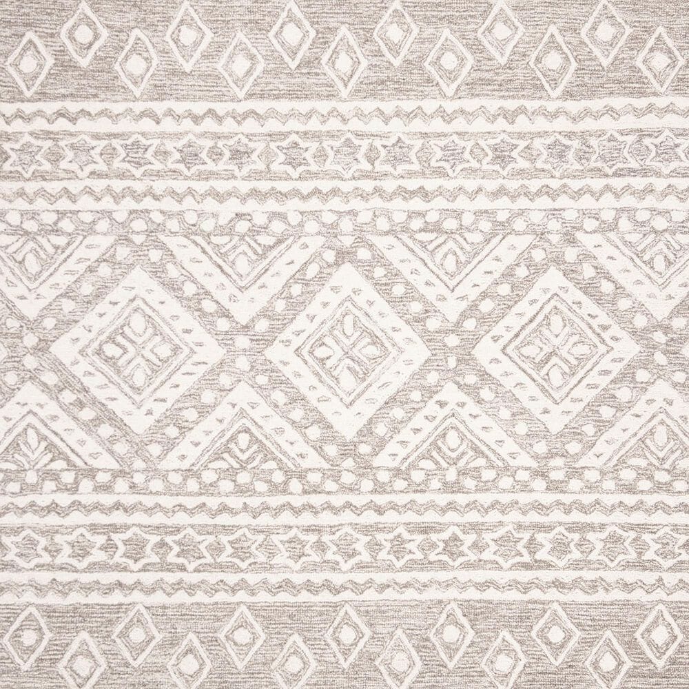 Safavieh Micro-Loop 5&#39; x 8&#39; Dark Gray and Ivory Area Rug, , large