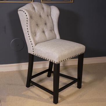Signature Design by Ashley Jeanette Counter Height Bar Stool in Linen, , large