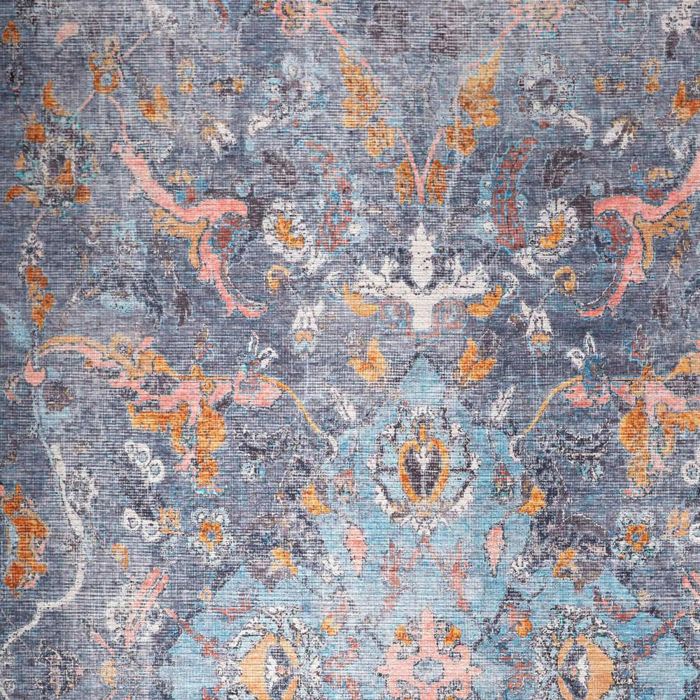 Feizy Percy 4&#39; x 6&#39; Blue and Multicolor Area Rug, , large