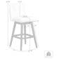 Blue River Basila Swivel Barstool in Pearl, , large