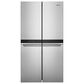 Whirlpool 36" 4-Door French Door Refrigerator in Fingerprint Resistant Metallic Steel, , large