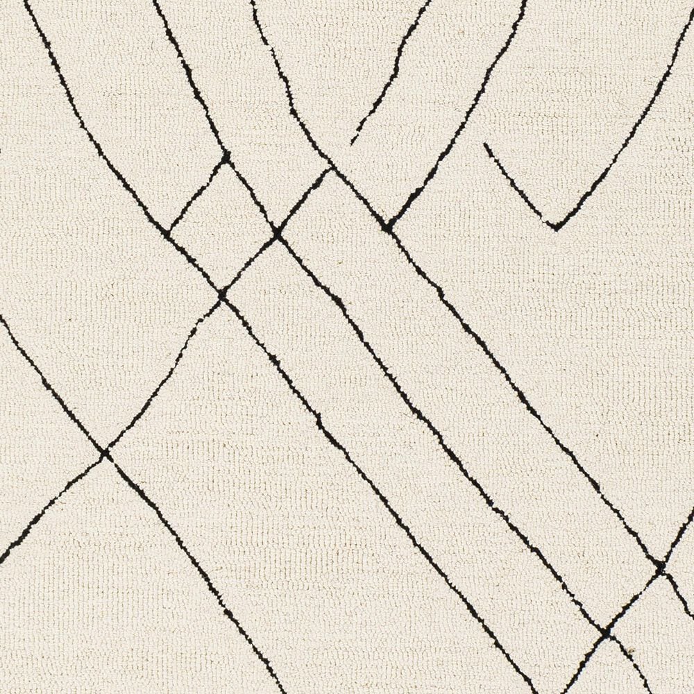 Surya Arsenal 8&#39; x 10&#39; Cream and Black Area Rug, , large