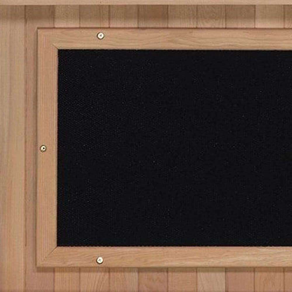 EZlife Elite 1-Person Compact Ultra Low EMF FAR Infrared Home Sauna in Natural Hemlock, , large