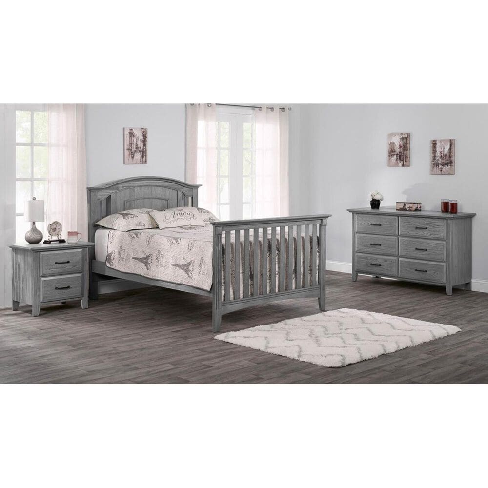 Oxford Baby Willowbrook 6 Drawer Dresser in Graphite Gray, , large