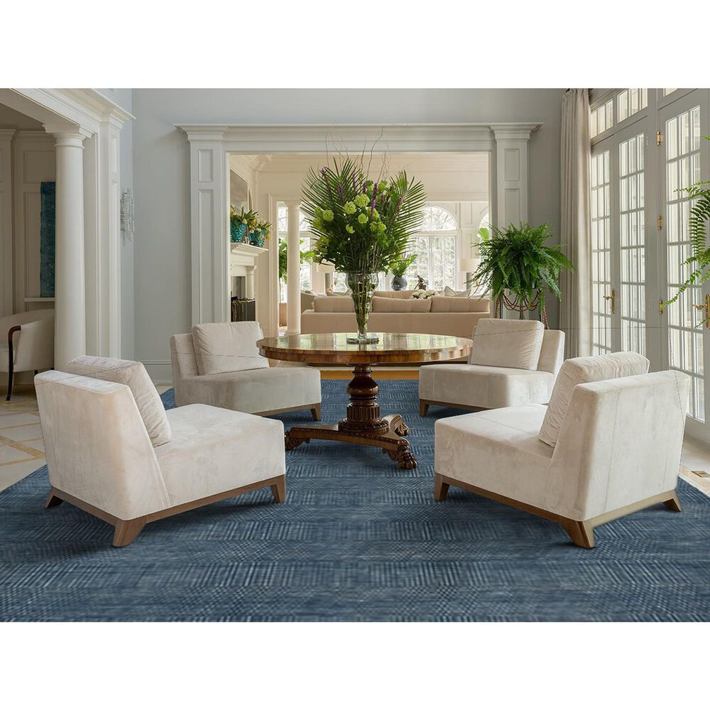 Radici USA Alleanza 8&#39; x 10&#39; Teal Area Rug, , large