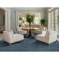 Radici USA Alleanza 8" x 10" Teal Area Rug, , large