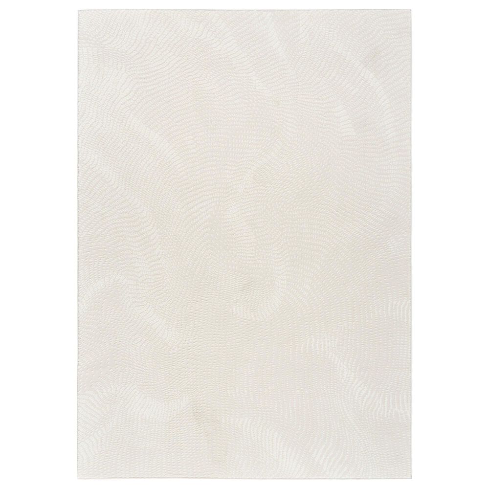 Nourison Central Park West CEP01 Ivory 6" x 9" Area Rug, , large
