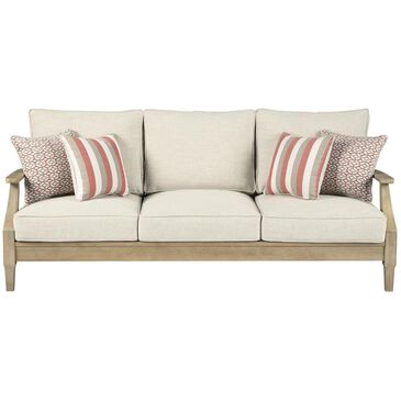 Signature Design by Ashley Clare View Sofa with Beige Cushion in Antique Teak, , large