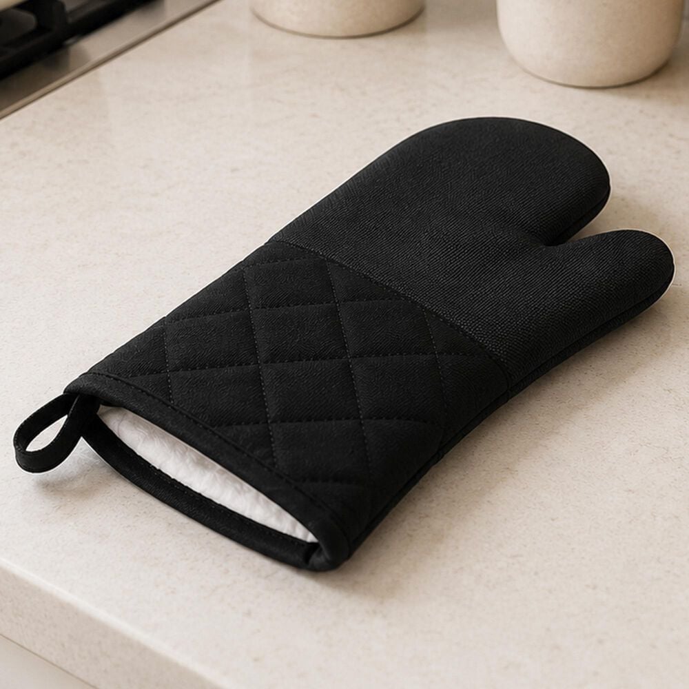 Home Basics Heat-Resistant Silicone Textured Grip Oven Mitt in Assorted, , large