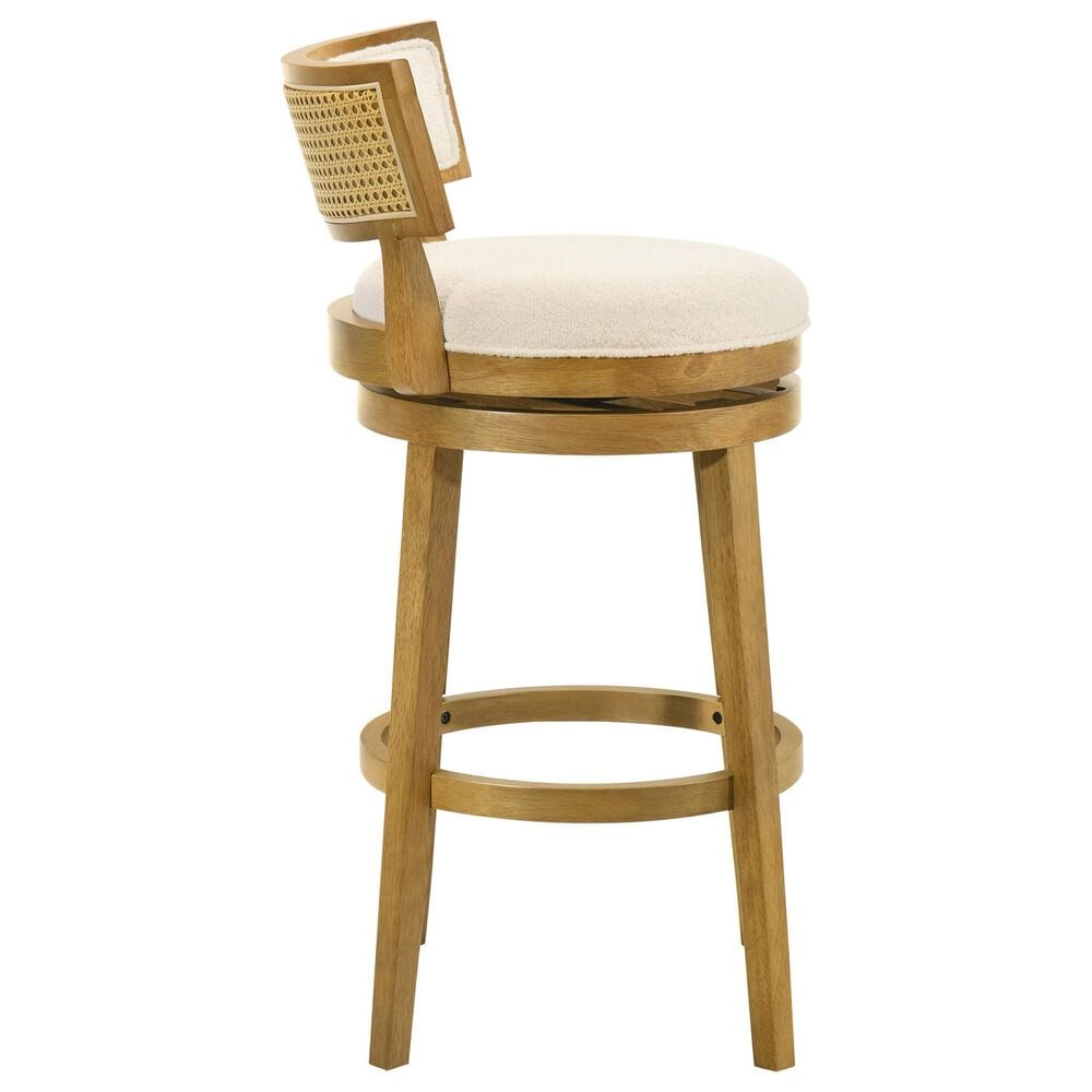 Armen Living Noely Bar Height Stool in Amber Glow, , large
