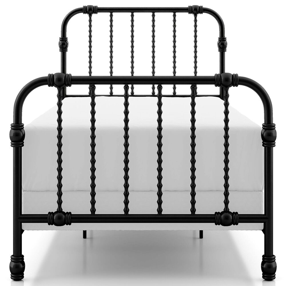 Furniture of America Wren Twin Spindle Kids Bed in Black, , large