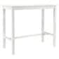 Linon Home Decor Claridge Bar Height Pub Table in Bright White - Table Only, , large