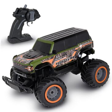 Mean Machines High Performance Radio Controlled Vehicle - Ford Raptor Bronco Monster Off Road Truck in Green and Orange, , large