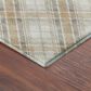 Dalyn Rug Company Soft Essentials Plaid Ivory 1"8" x 2"6" Indoor/Outdoor Area Rug, , large