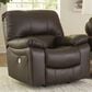 Ashley Leesworth Power Recliner in Dark Brown, , large