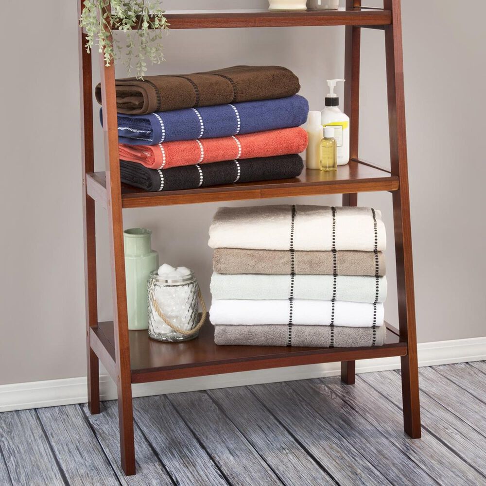 Timberlake Lavish Home 6-Piece Quick Dry Towel Set in Chocolate, , large